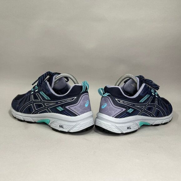 Asics Gel-Venture 7 Shoes Women's Size 8‎ Blue Athletic Trail Running Sneakers - Picture 7 of 12